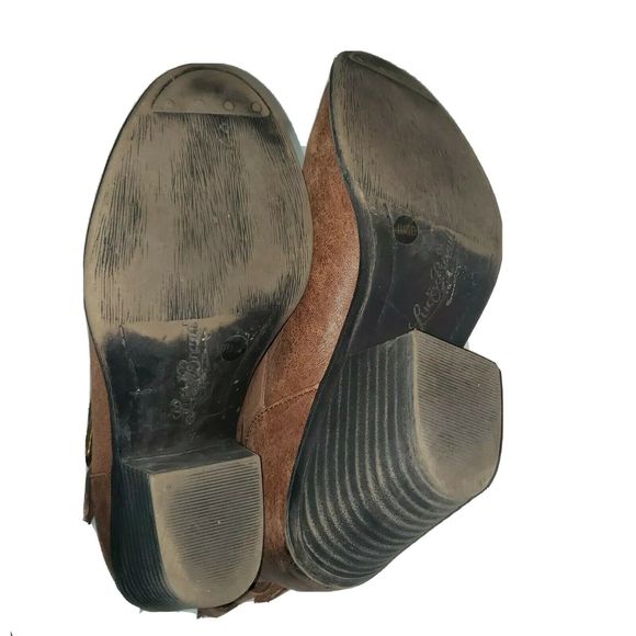 Lucky Brand LP Tommie Leather Boots Booties 8.5M - Picture 10 of 12